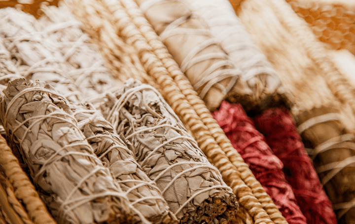 Présentation batons sauge - fleur d'ô