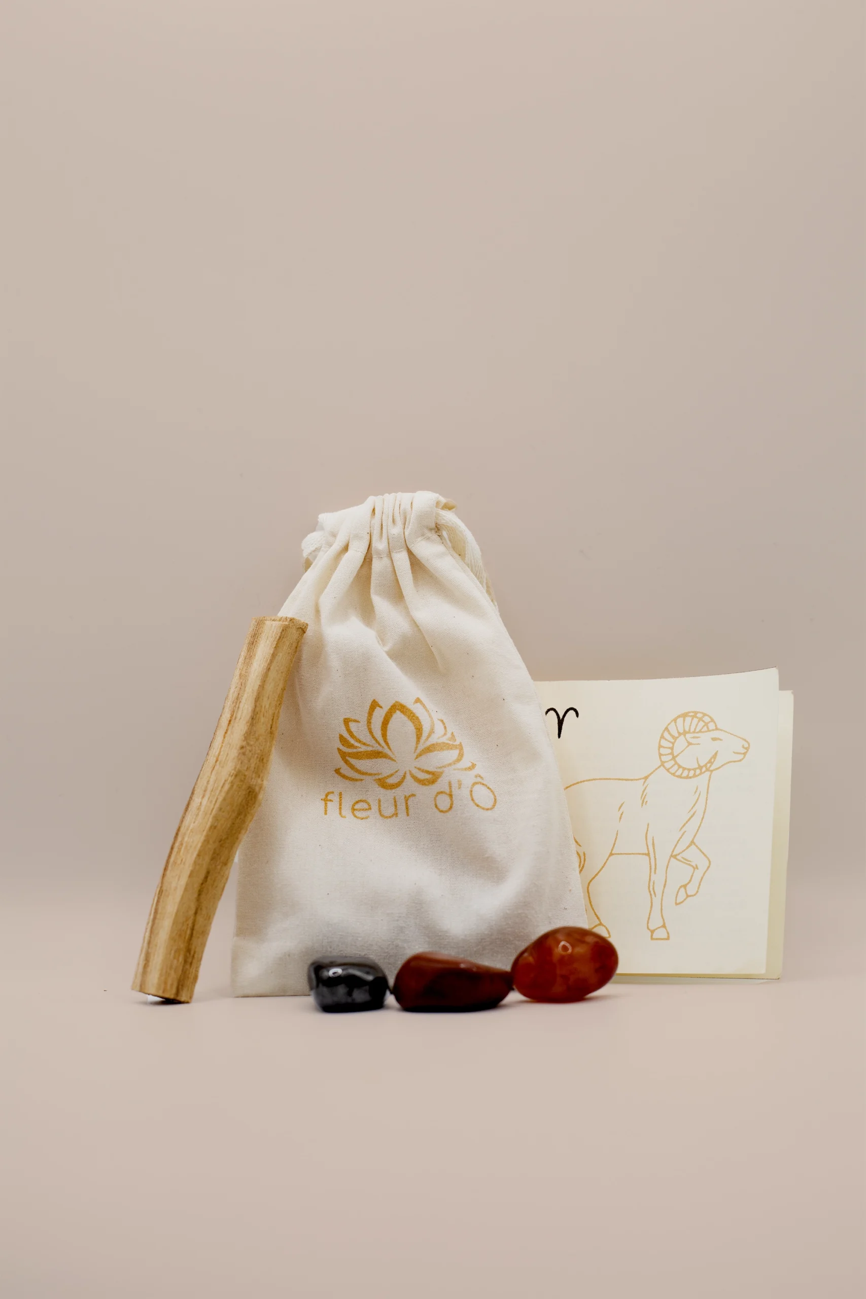 Pochon Astro - Bélier - Fleur d'Ô