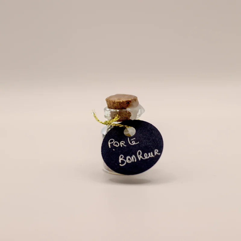 Fiole d'intention Porte bonheur - Fleur d'Ô