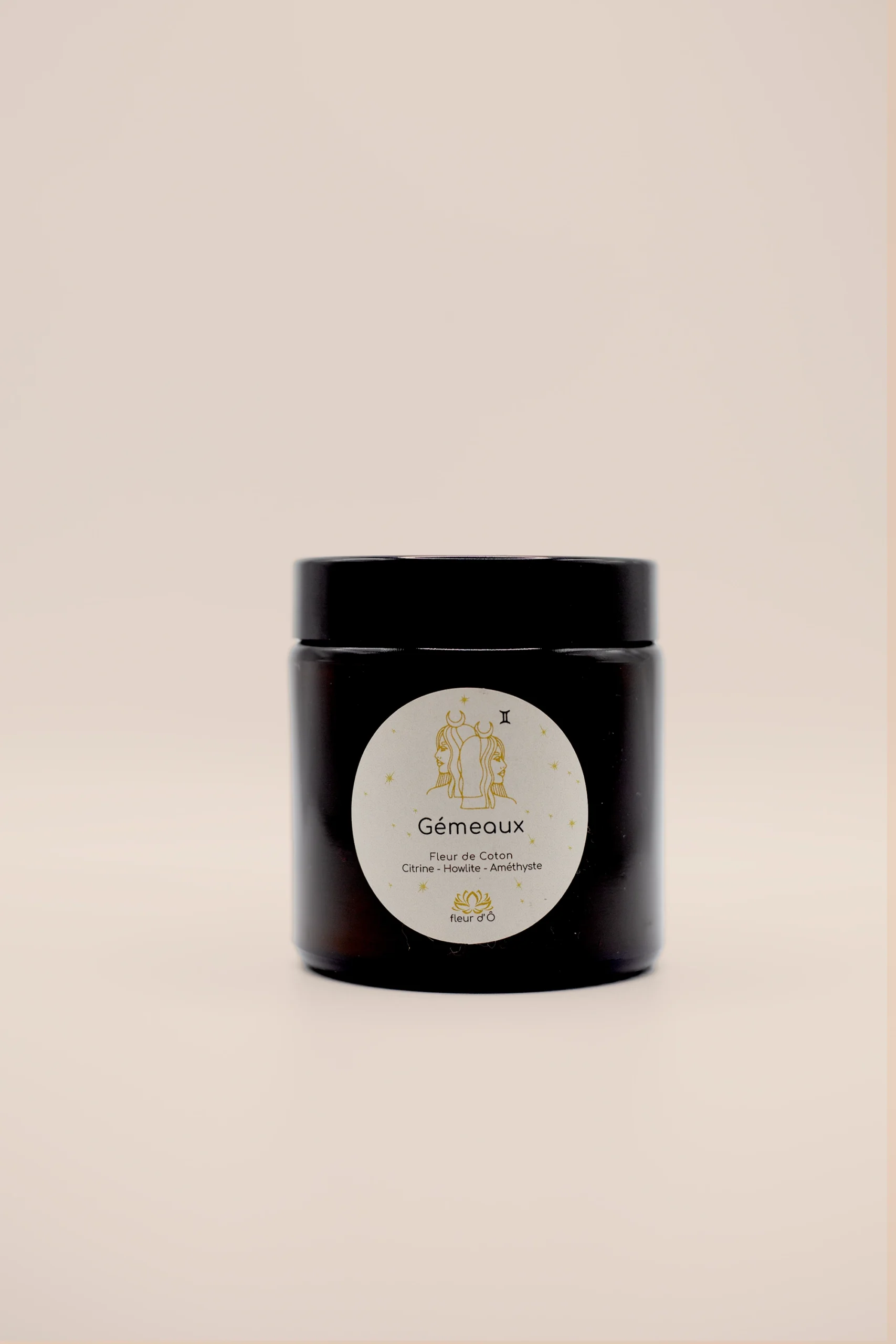 Bougie astro : Gémeaux - Fleur d'ô
