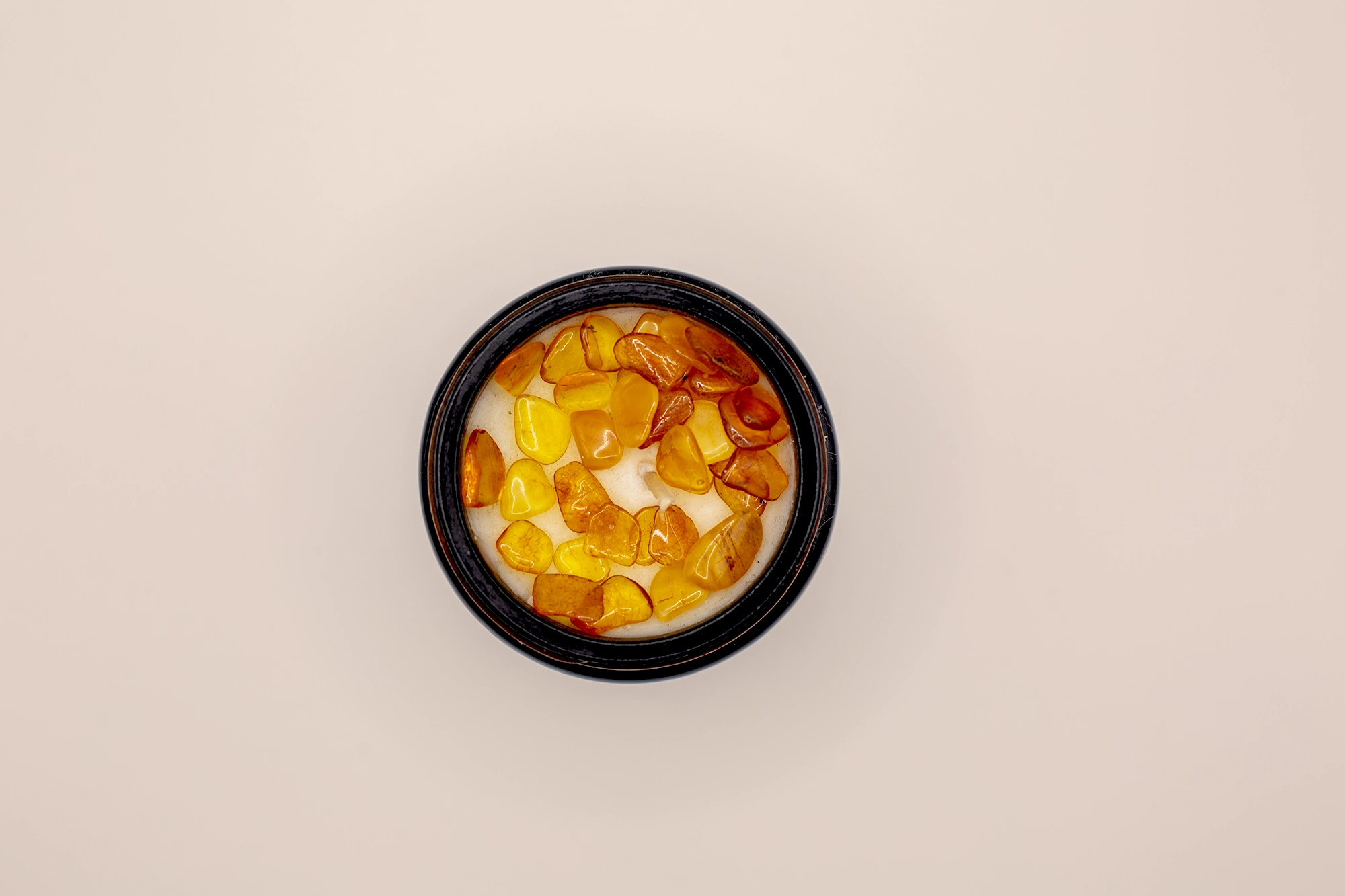 Bougie intention infini - haut - Fleur d'Ô