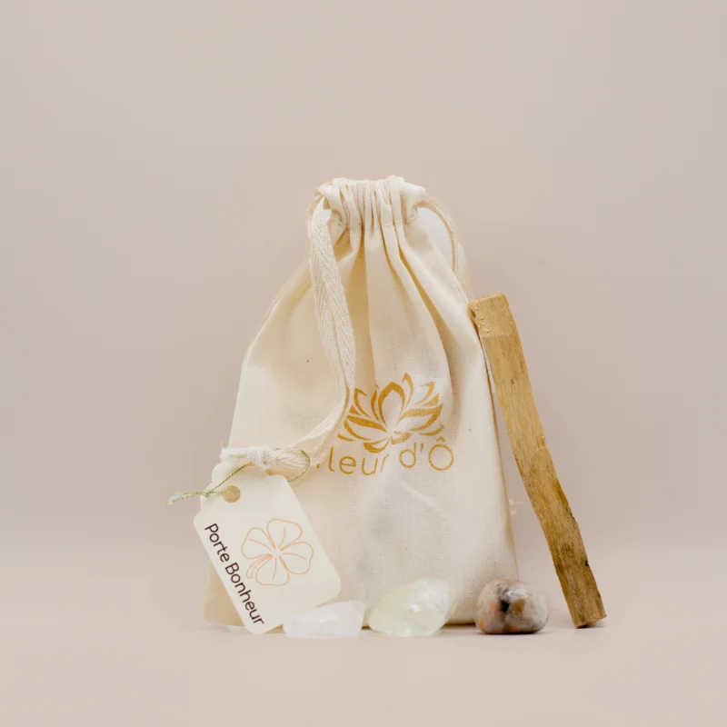 Pochon intention - Porte bonheur - Fleur d'Ô