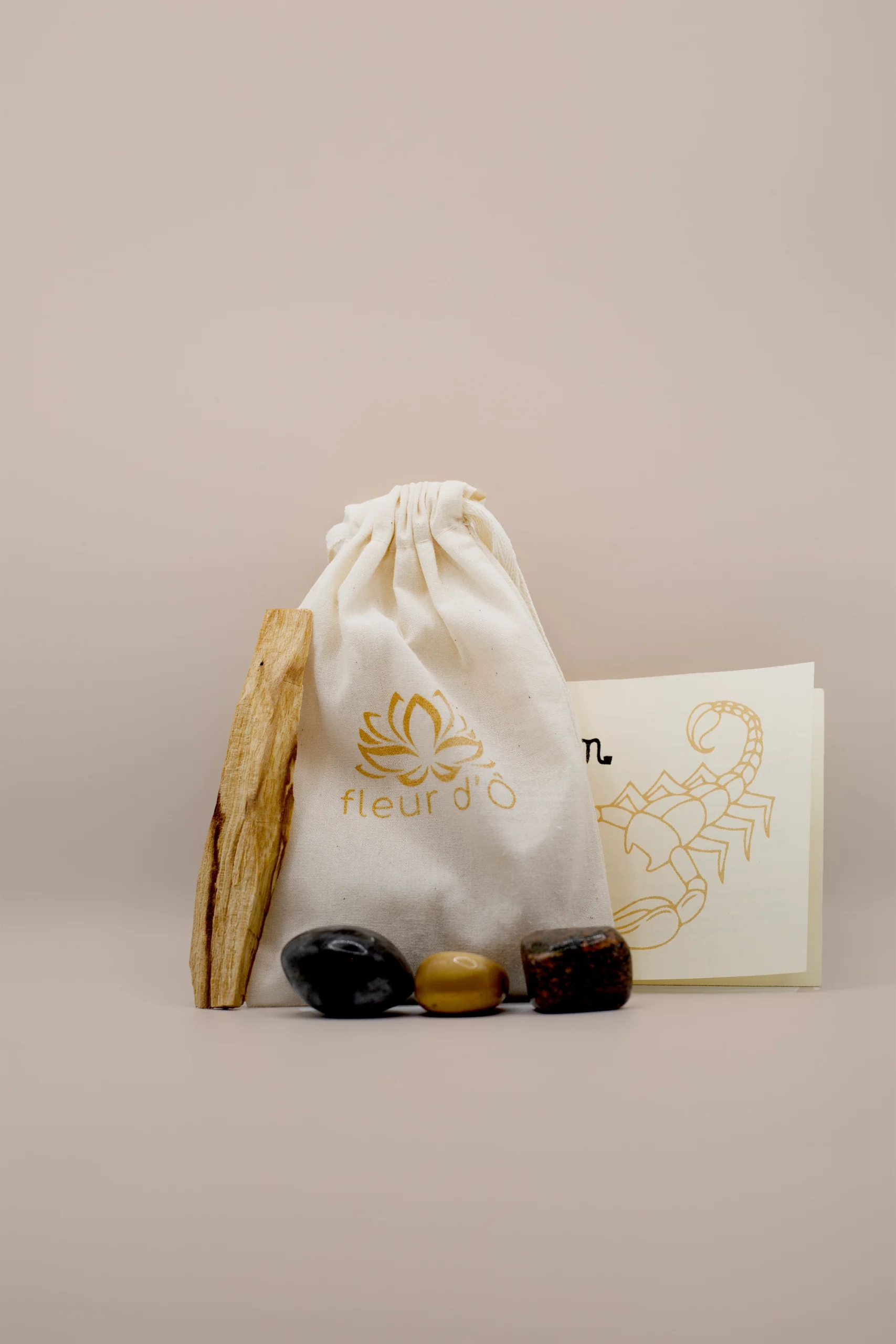 Pochon Astro - Scorpion - Fleur d'Ô