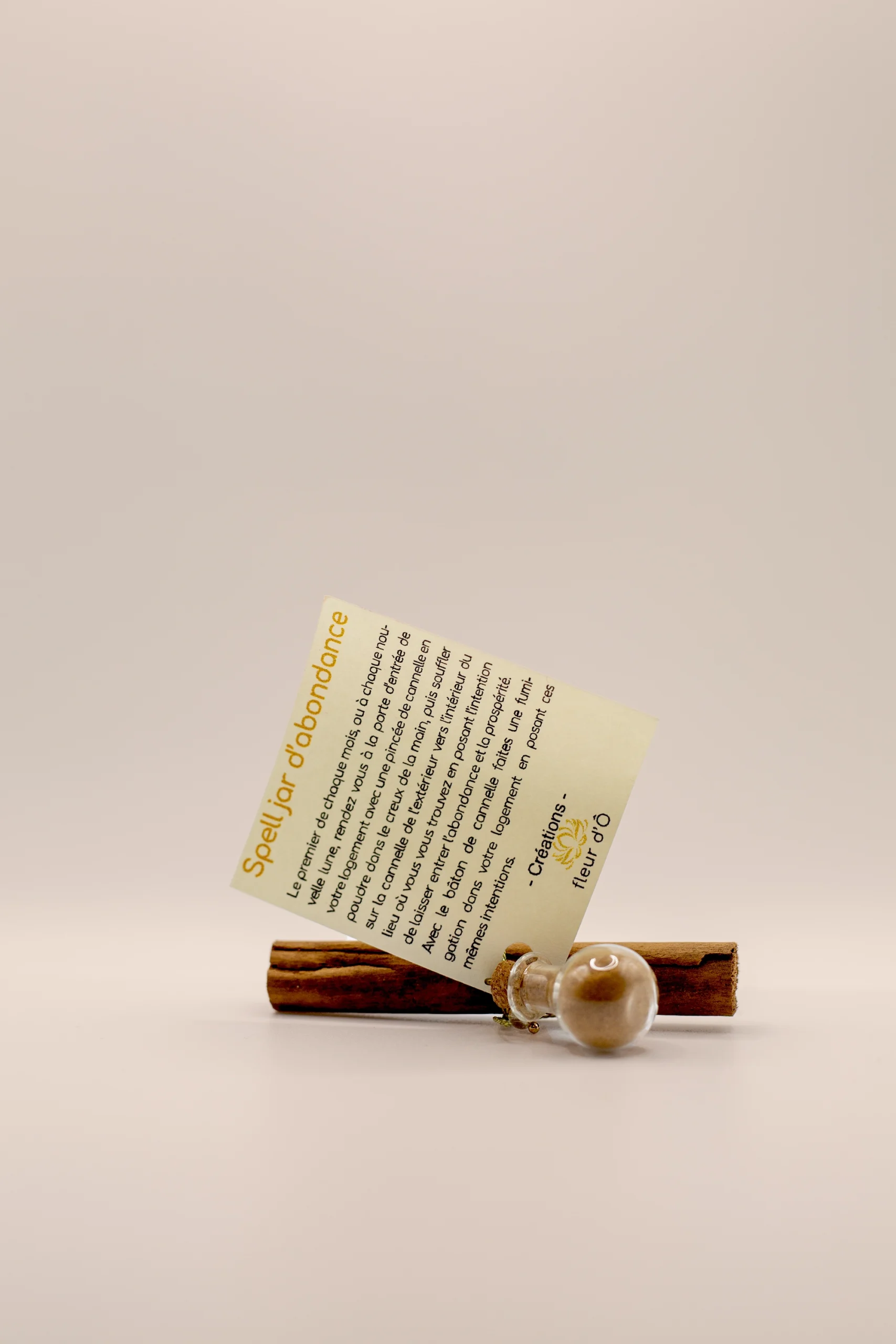 Spell jar d'abondance - fLeur d'Ô